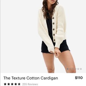 Everlane Texture Cotton Cardigan